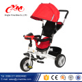 Yimei manufacture Children tricycle two seats/double seat tricycle rubber wheels/rotated seat twins tricycle for little kids